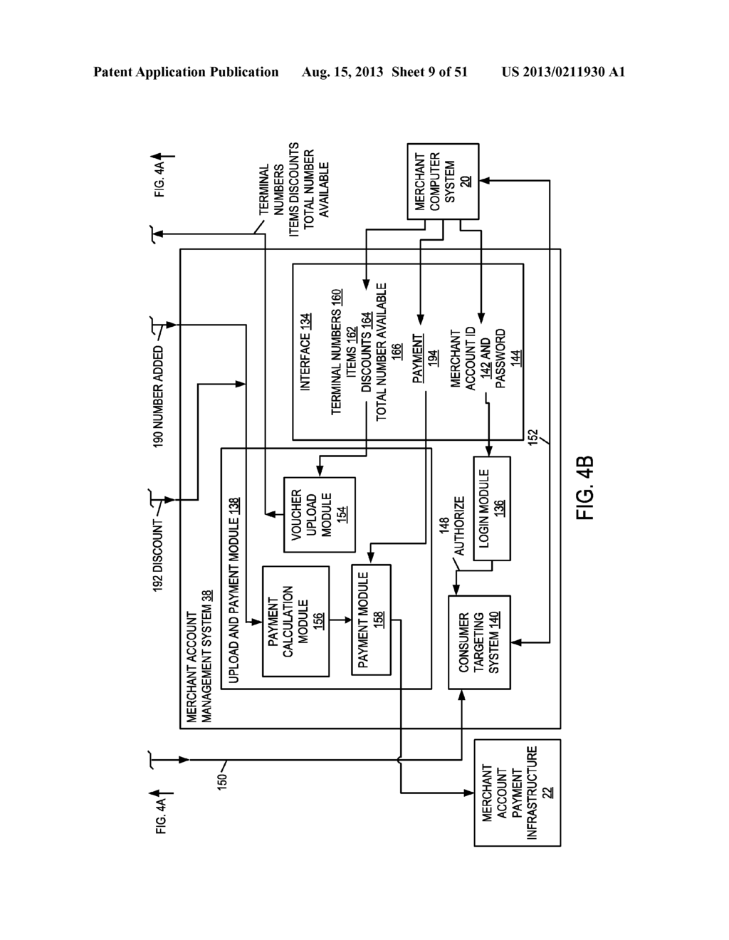 TRANSACTION AUTHENTICATION WITH AN MSISDN AT A POS ROUTED THROUGH A     MERCHANT ACQUIRER COMPUTER SYSTEM - diagram, schematic, and image 10