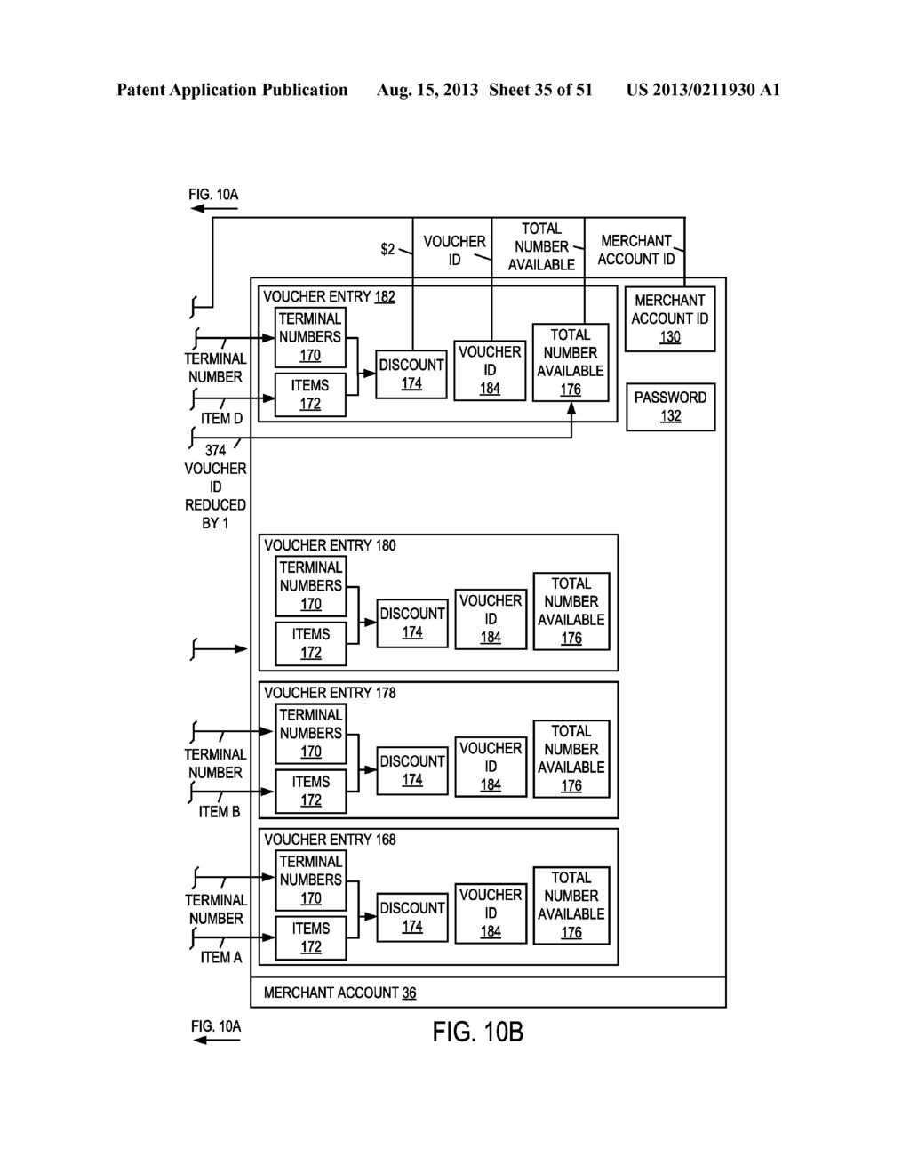 TRANSACTION AUTHENTICATION WITH AN MSISDN AT A POS ROUTED THROUGH A     MERCHANT ACQUIRER COMPUTER SYSTEM - diagram, schematic, and image 36