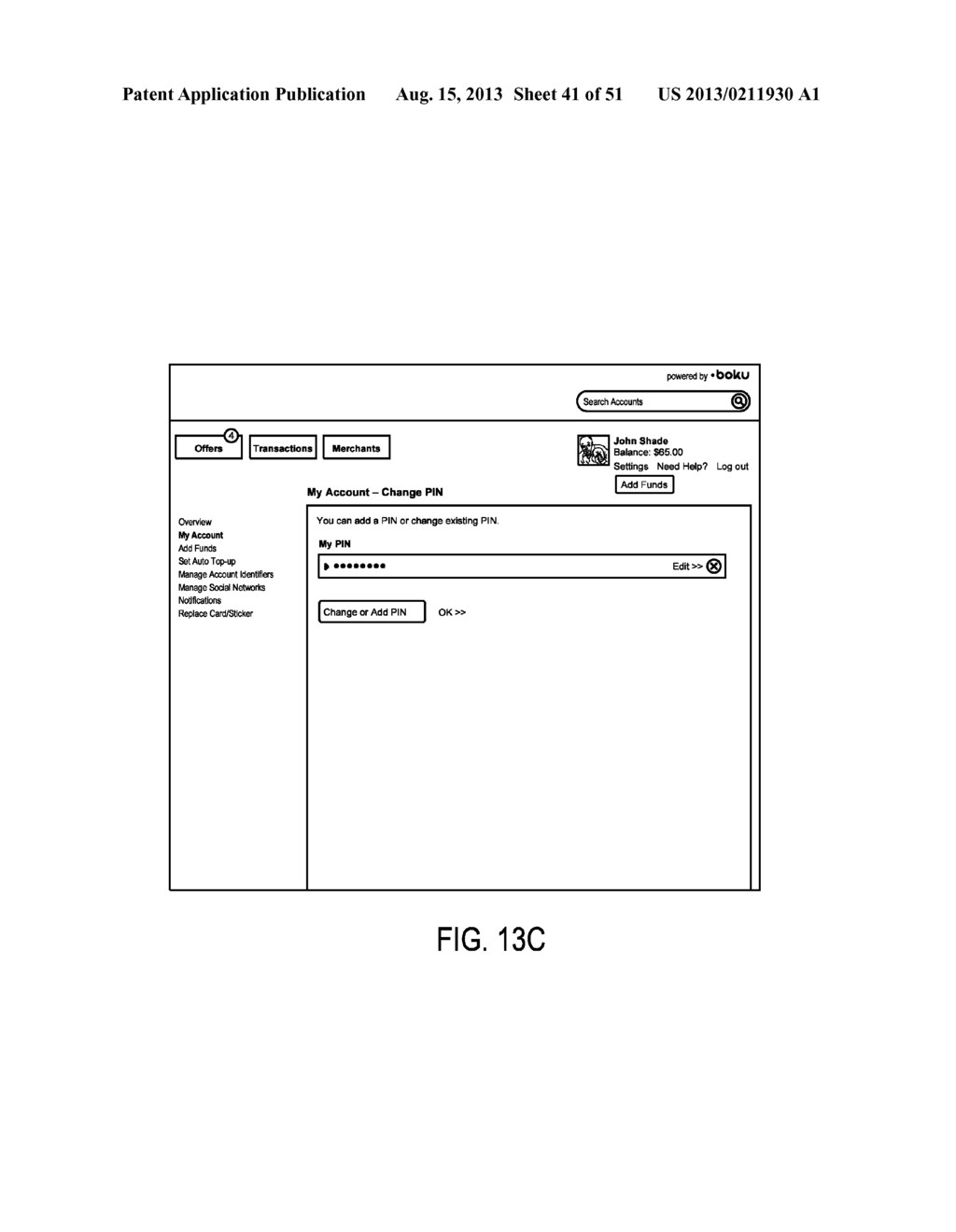 TRANSACTION AUTHENTICATION WITH AN MSISDN AT A POS ROUTED THROUGH A     MERCHANT ACQUIRER COMPUTER SYSTEM - diagram, schematic, and image 42