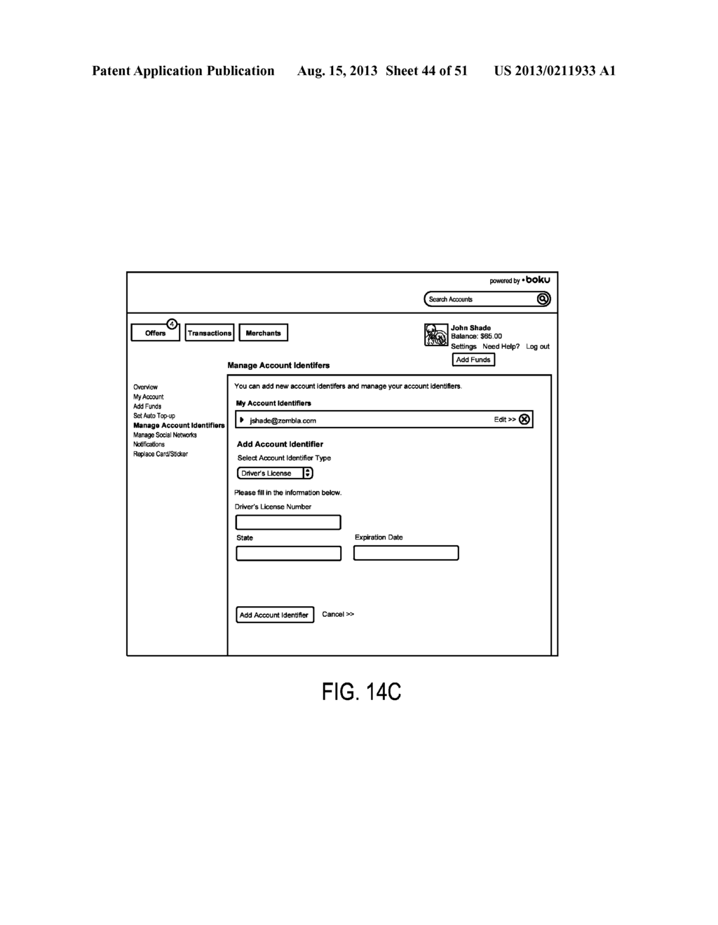 TRANSACTION AUTHENTICATION WITH A NON-MSISDN ID AND AUTHORIZATION BY     COMMUNICATING WITH A CONSUMER DEVICE - diagram, schematic, and image 45