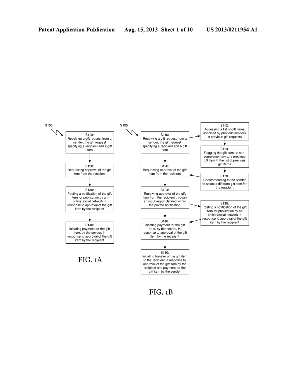 METHOD FOR ENABLING A GIFT TRANSACTION - diagram, schematic, and image 02