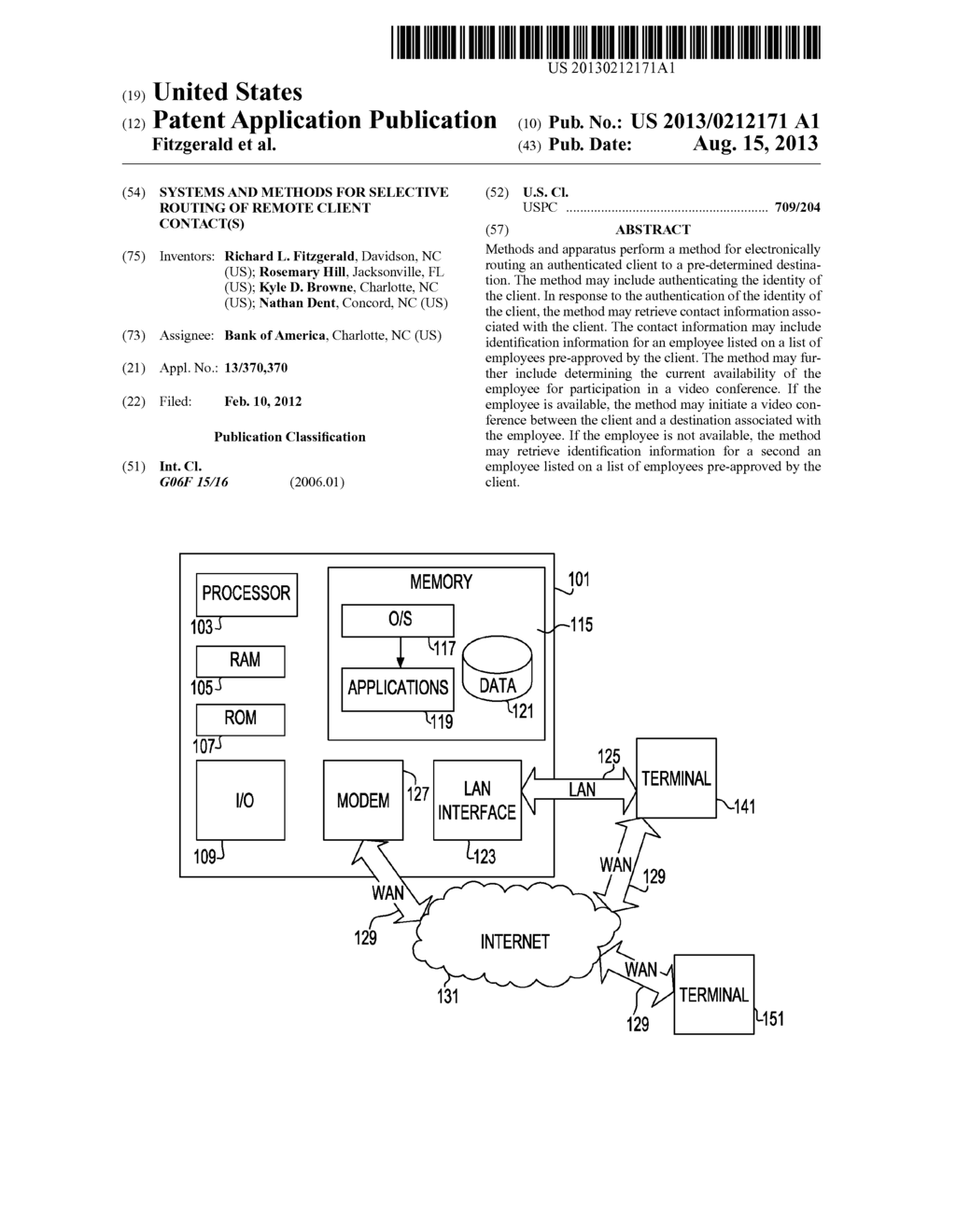 SYSTEMS AND METHODS FOR SELECTIVE ROUTING OF REMOTE CLIENT CONTACT(S) - diagram, schematic, and image 01