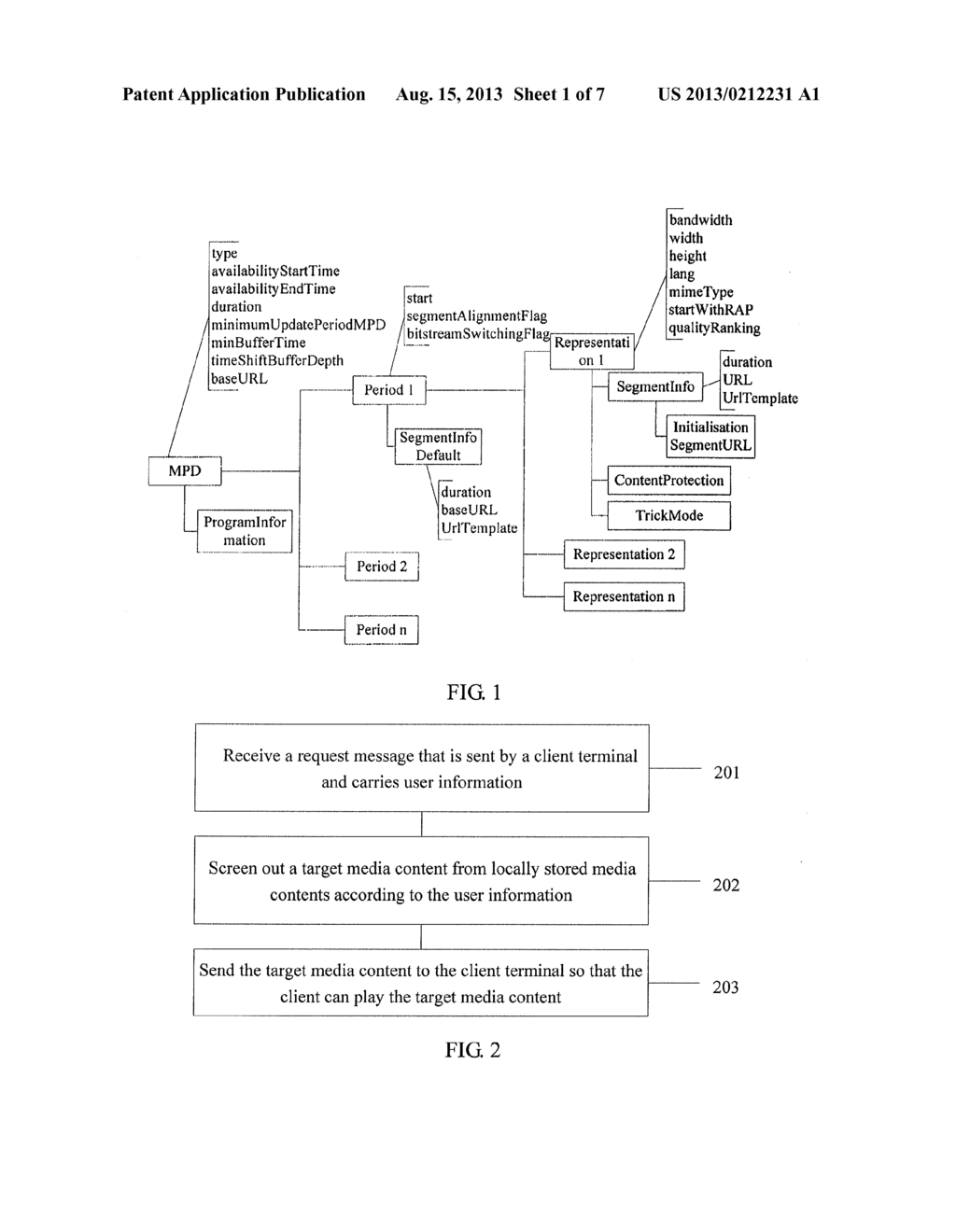 METHOD, APPARATUS AND SYSTEM FOR DYNAMIC MEDIA CONTENT INSERTION BASED ON     HTTP STREAMING - diagram, schematic, and image 02