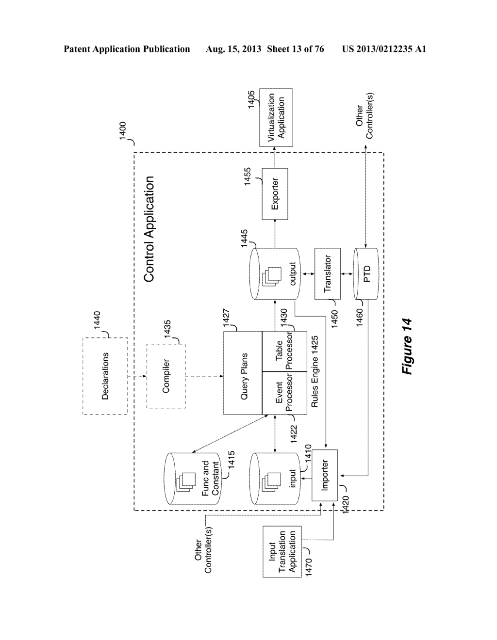 MAINTAINING QUALITY OF SERVICE IN SHARED FORWARDING ELEMENTS MANAGED BY A     NETWORK CONTROL SYSTEM - diagram, schematic, and image 14