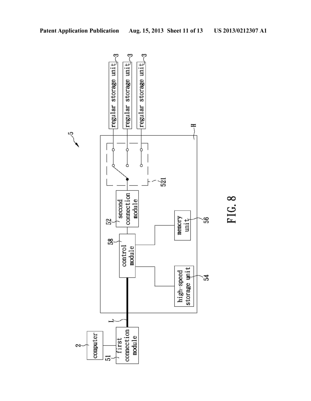 CONNECTION DEVICE CAPABLE OF INCREASING DATA READING AND WRITING SPEEDS - diagram, schematic, and image 12