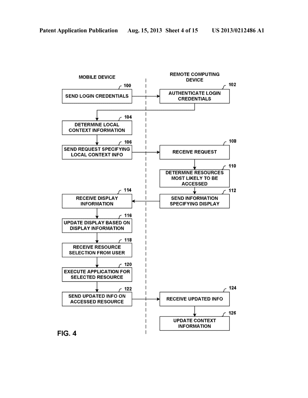 CONTEXT DETERMINATION FOR MOBILE DEVICES WHEN ACCESSING REMOTE RESOURCES - diagram, schematic, and image 05