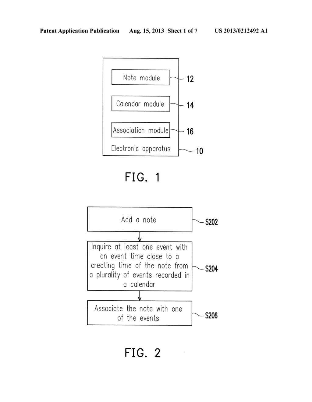 METHOD AND ELECTRONIC APPARATUS FOR ASSOCIATING NOTE AND CALENDAR EVENT - diagram, schematic, and image 02