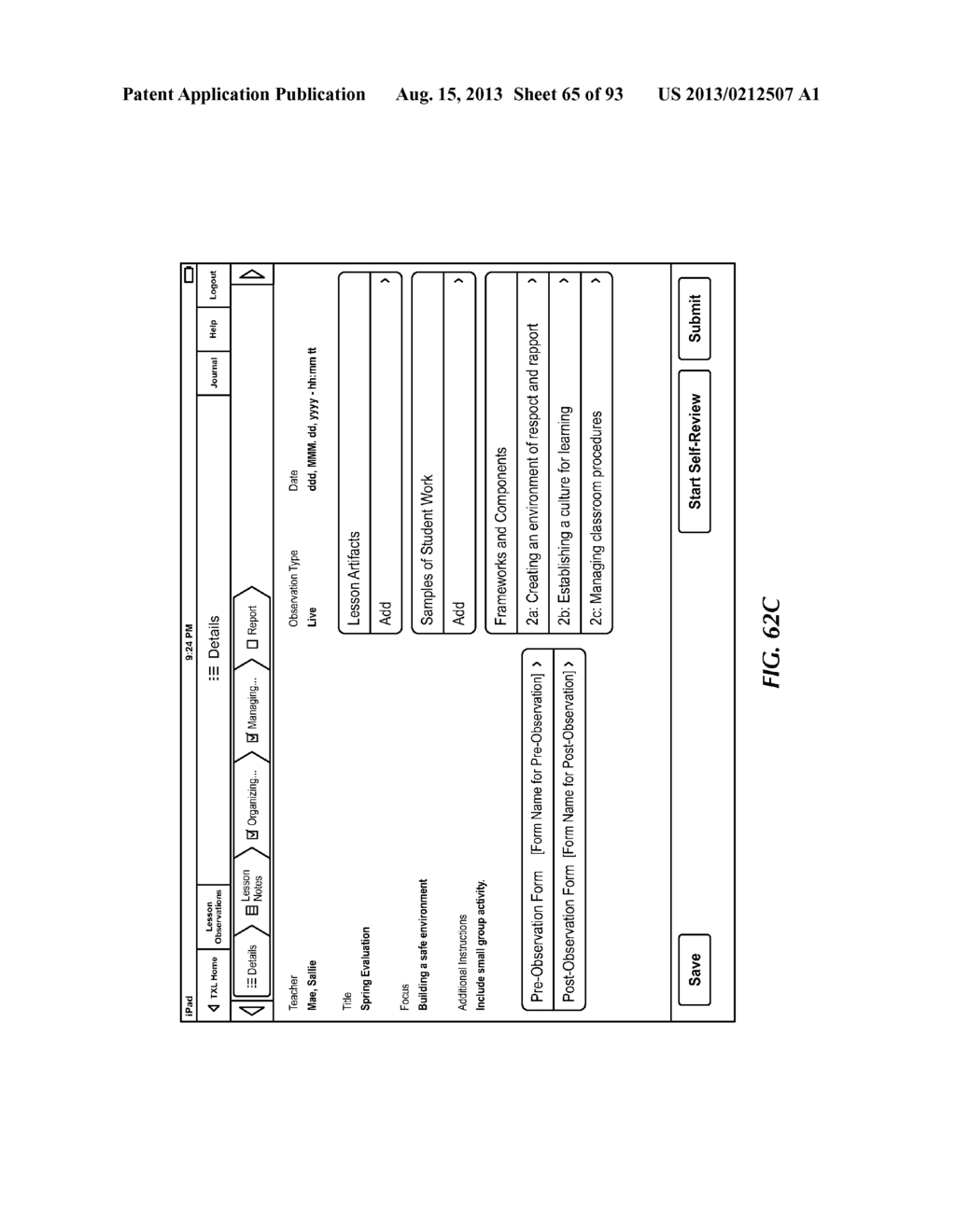 METHODS AND SYSTEMS FOR ALIGNING ITEMS OF EVIDENCE TO AN EVALUATION     FRAMEWORK - diagram, schematic, and image 66