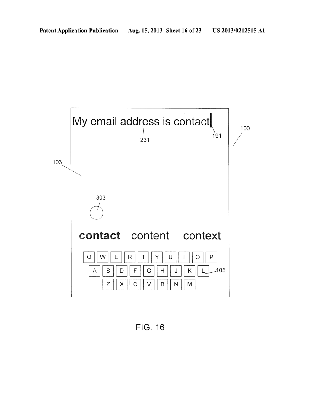 USER INTERFACE FOR TEXT INPUT - diagram, schematic, and image 17