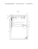 TABLET HAVING USER INTERFACE diagram and image