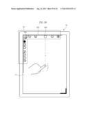 TABLET HAVING USER INTERFACE diagram and image