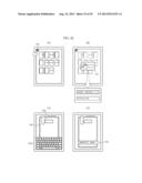 TABLET HAVING USER INTERFACE diagram and image