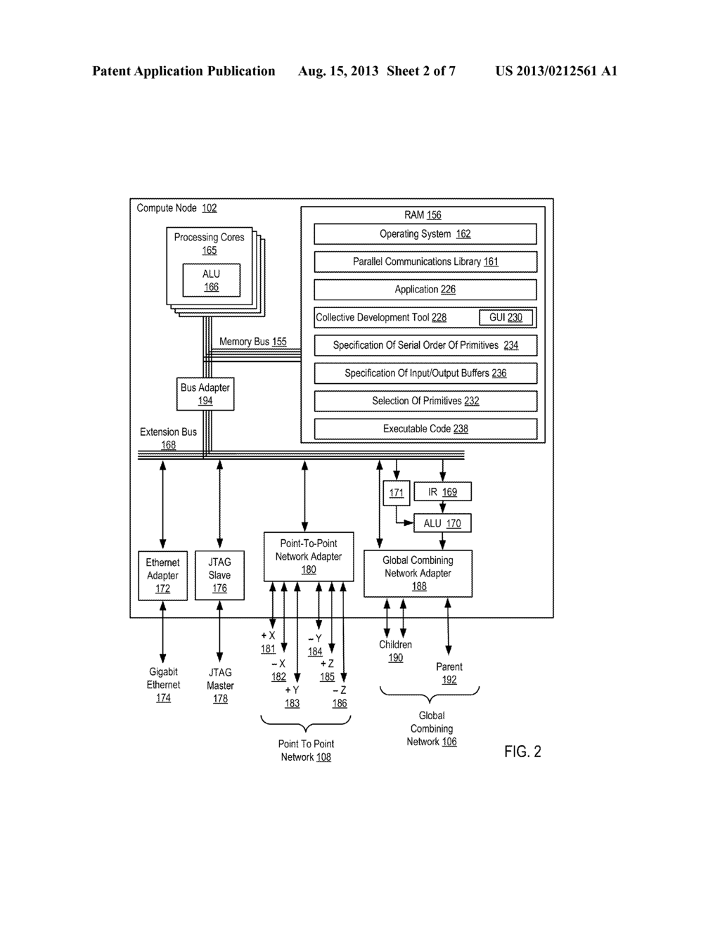 DEVELOPING COLLECTIVE OPERATIONS FOR A PARALLEL COMPUTER - diagram, schematic, and image 03