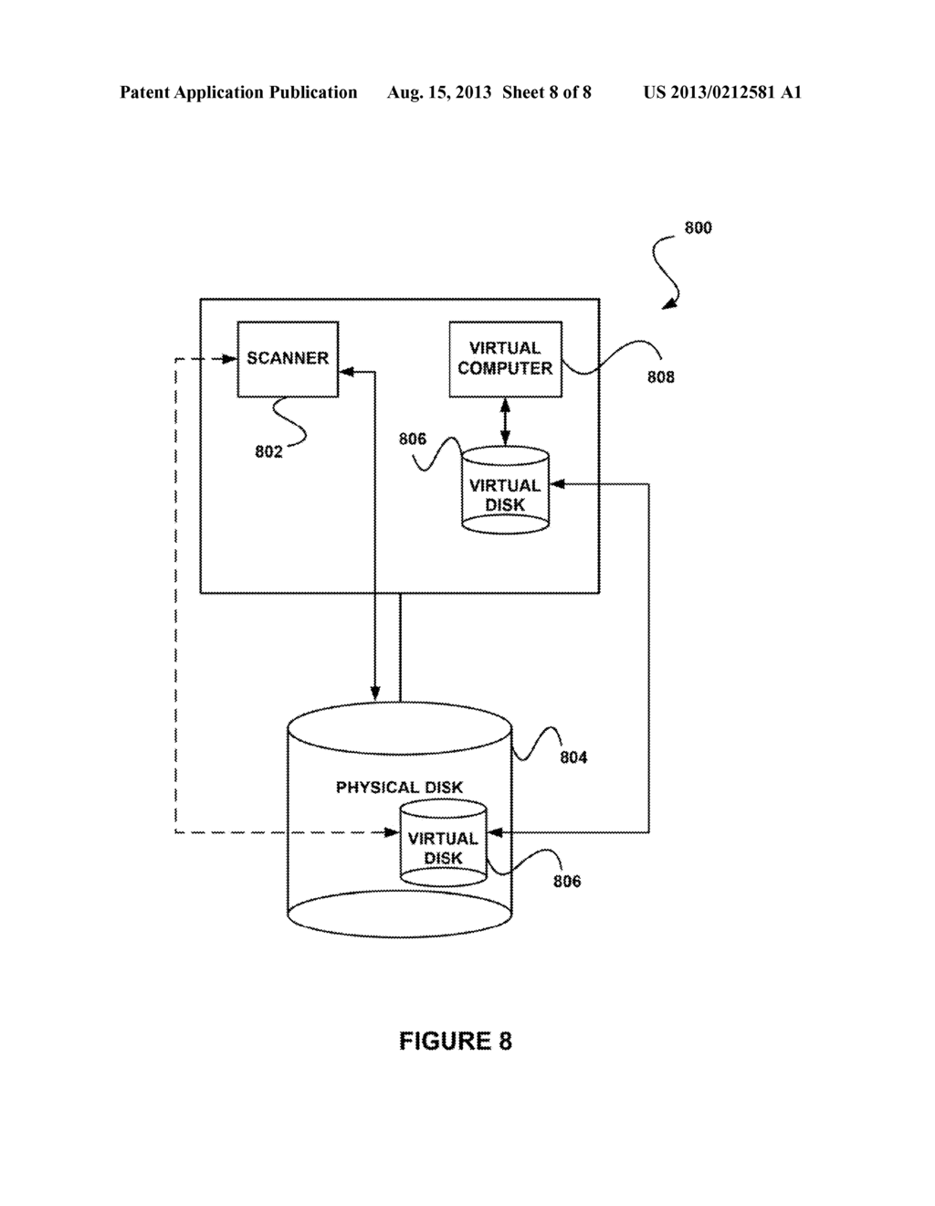 System, Method and Computer Program Product for Performing a Security or     Maintenance Operation in Association with Virtual Disk Data - diagram, schematic, and image 09