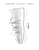 Article Of Footwear Having An Upper Incorporating A Tensile Strand With A     Cover Layer diagram and image