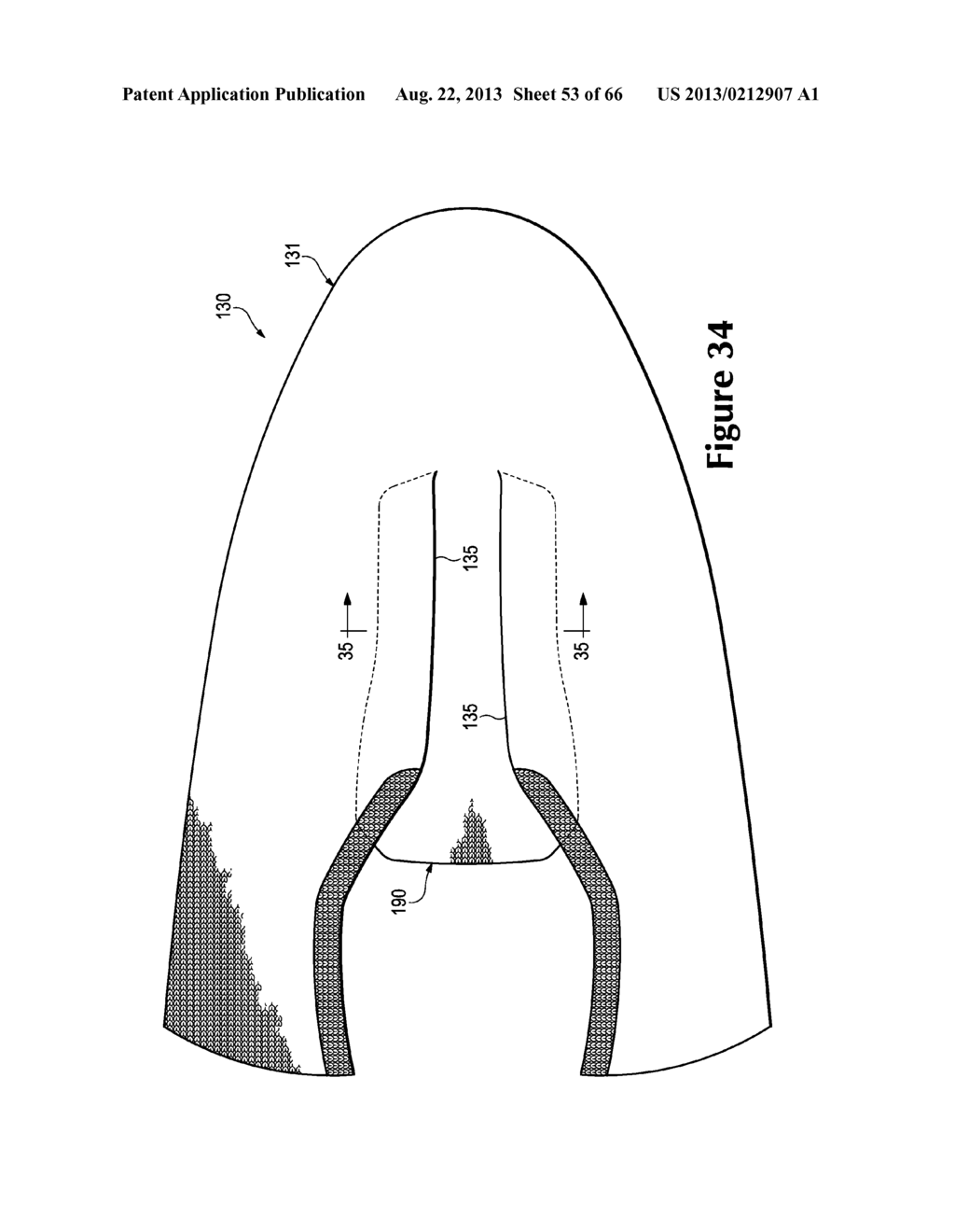 Article Of Footwear Incorporating A Knitted Component With A Tongue - diagram, schematic, and image 54