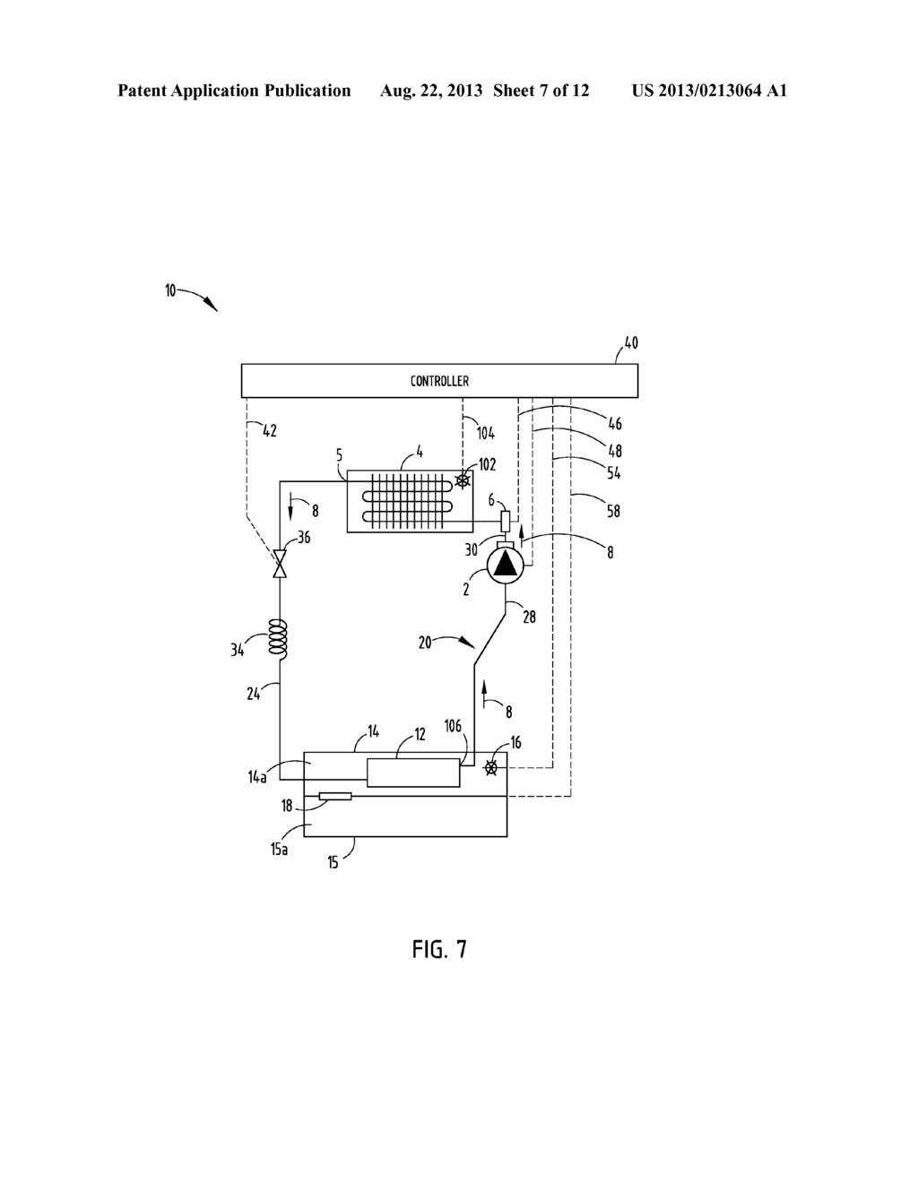 REFRIGERATOR WITH VARIABLE CAPACITY COMPRESSOR AND CYCLE PRIMING ACTION     THROUGH CAPACITY CONTROL AND ASSOCIATED METHODS - diagram, schematic, and image 08