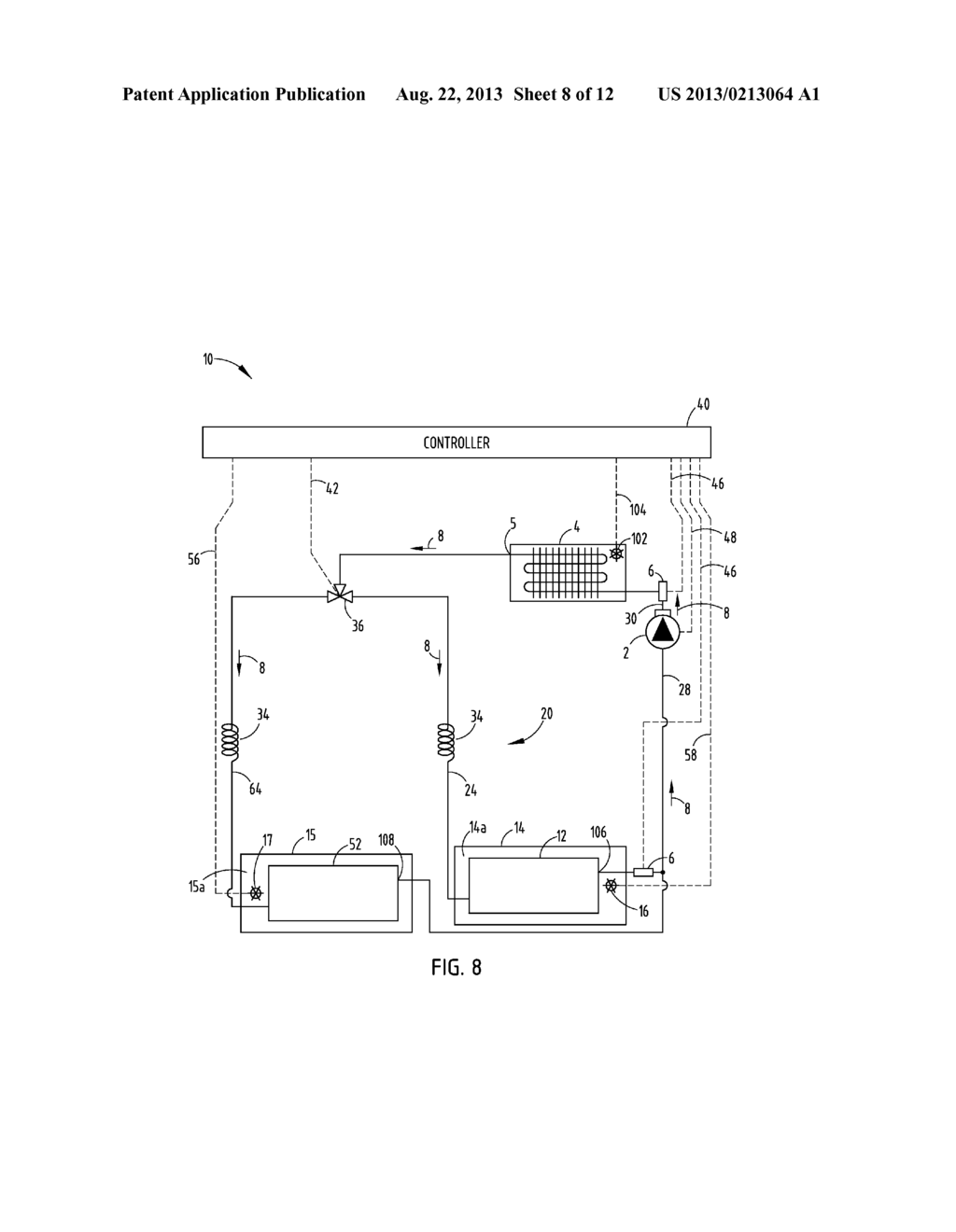 REFRIGERATOR WITH VARIABLE CAPACITY COMPRESSOR AND CYCLE PRIMING ACTION     THROUGH CAPACITY CONTROL AND ASSOCIATED METHODS - diagram, schematic, and image 09