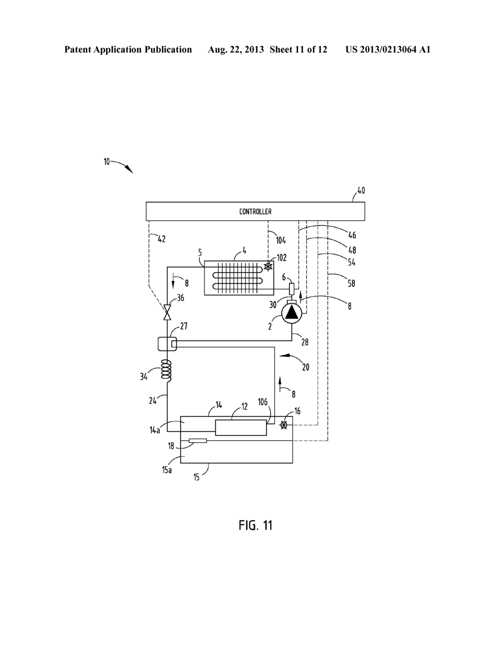 REFRIGERATOR WITH VARIABLE CAPACITY COMPRESSOR AND CYCLE PRIMING ACTION     THROUGH CAPACITY CONTROL AND ASSOCIATED METHODS - diagram, schematic, and image 12