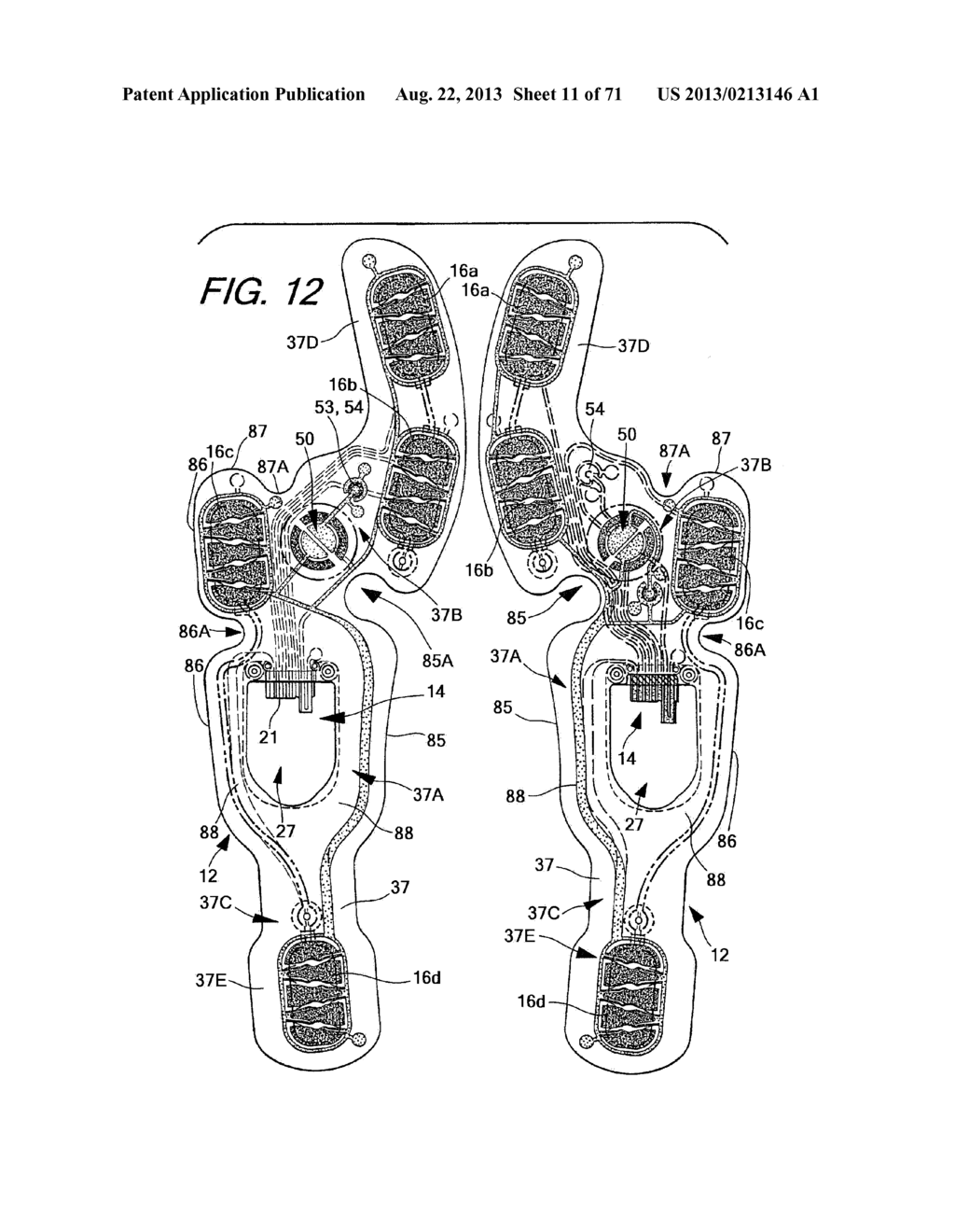 Footwear Having Sensor System - diagram, schematic, and image 12