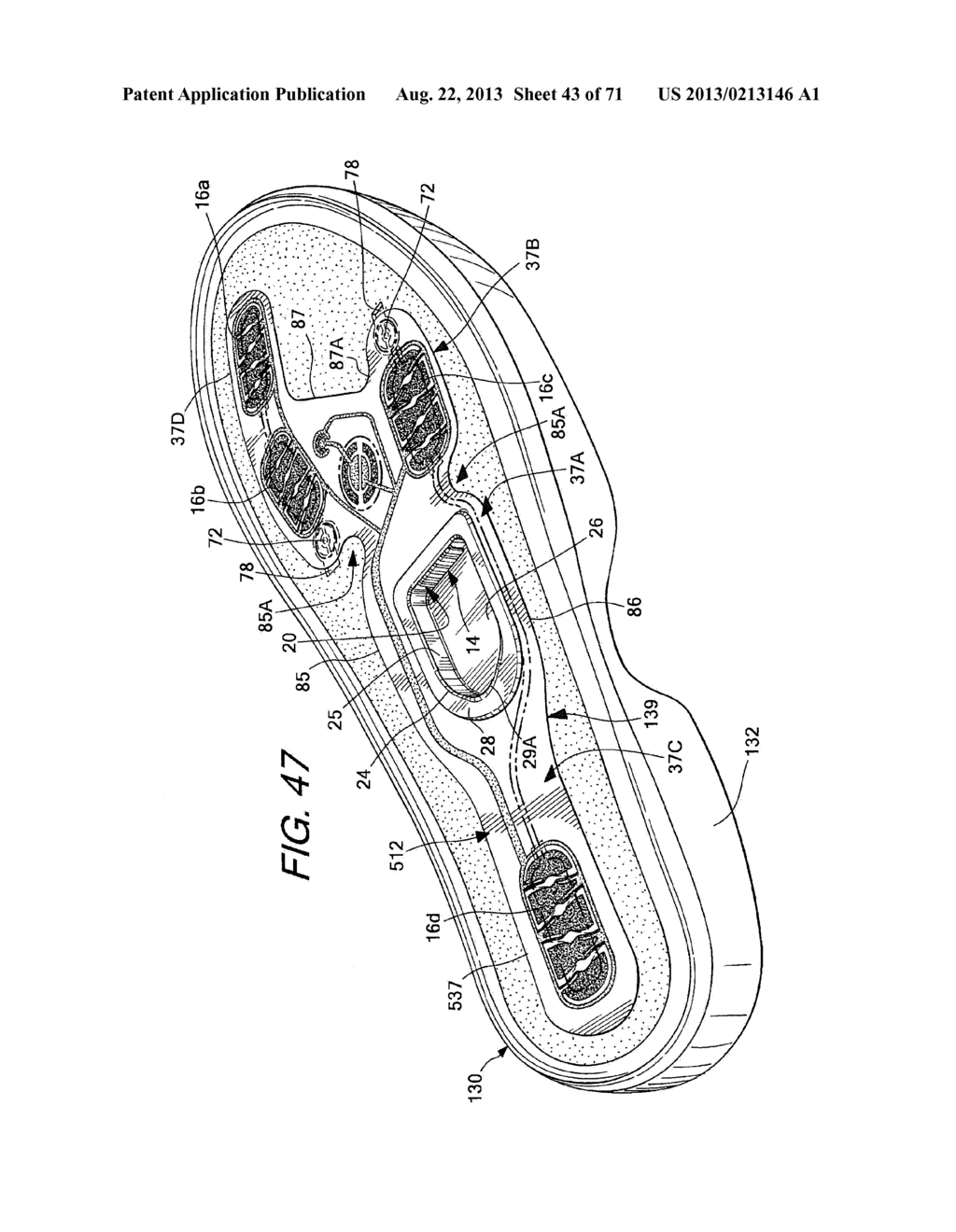 Footwear Having Sensor System - diagram, schematic, and image 44