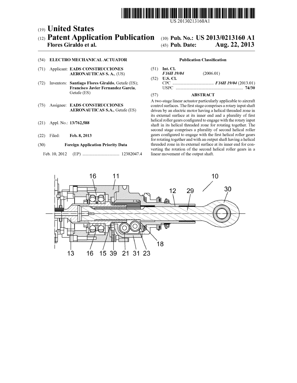 ELECTRO MECHANICAL ACTUATOR - diagram, schematic, and image 01