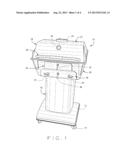 INFRARED CHARCOAL GRILL diagram and image