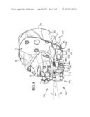 BREATHING ASSEMBLY FOR AIRCRAFT WITH STRENGTHENED MASK SECURING DEVICE diagram and image