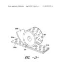 TIRE TREAD WITH APERTURES AND A METHOD FOR THE MANUFACTURE OF A TIRE TREAD     WITH APERTURES diagram and image