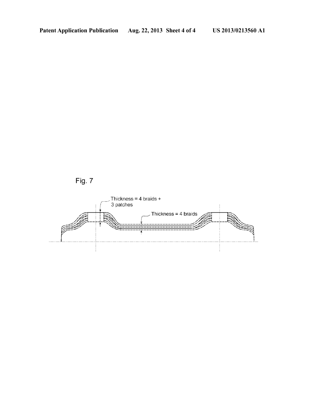 METHOD FOR PRODUCING PARTS MADE FROM COMPOSITE MATERIALS WITH A BRAIDED     COVERING - diagram, schematic, and image 05