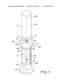 DEVICE FOR FORMING AND TRANSFERRING A SLEEVE-LIKE LABEL TO A CONTAINER TO     BE LABELED diagram and image