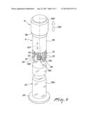 DEVICE FOR FORMING AND TRANSFERRING A SLEEVE-LIKE LABEL TO A CONTAINER TO     BE LABELED diagram and image