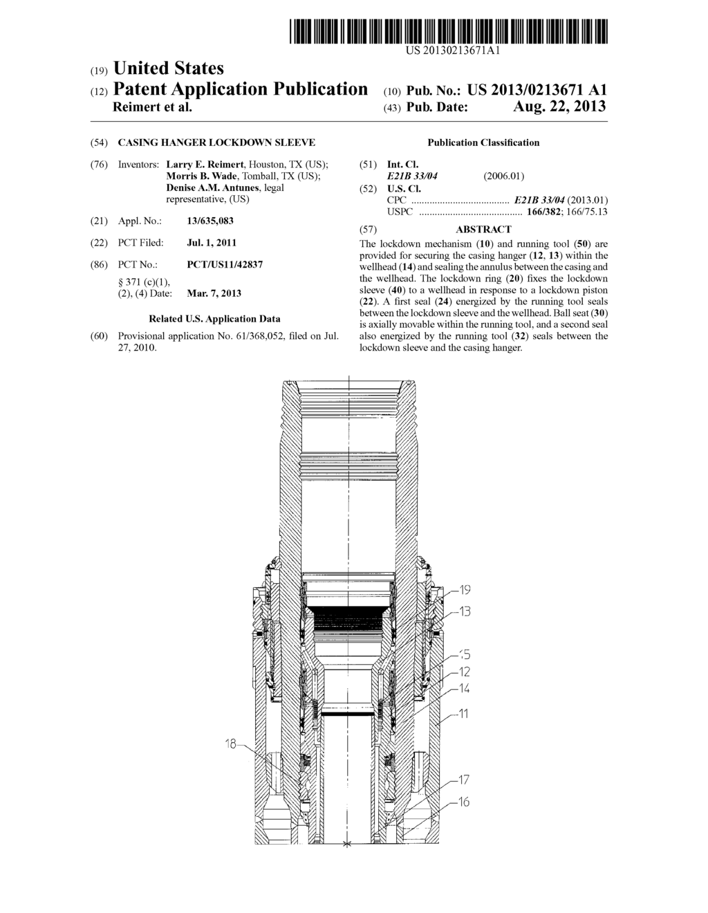 CASING HANGER LOCKDOWN SLEEVE - diagram, schematic, and image 01