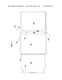 ELECTRONIC TABLET CASE WITH INTERNAL EASEL diagram and image