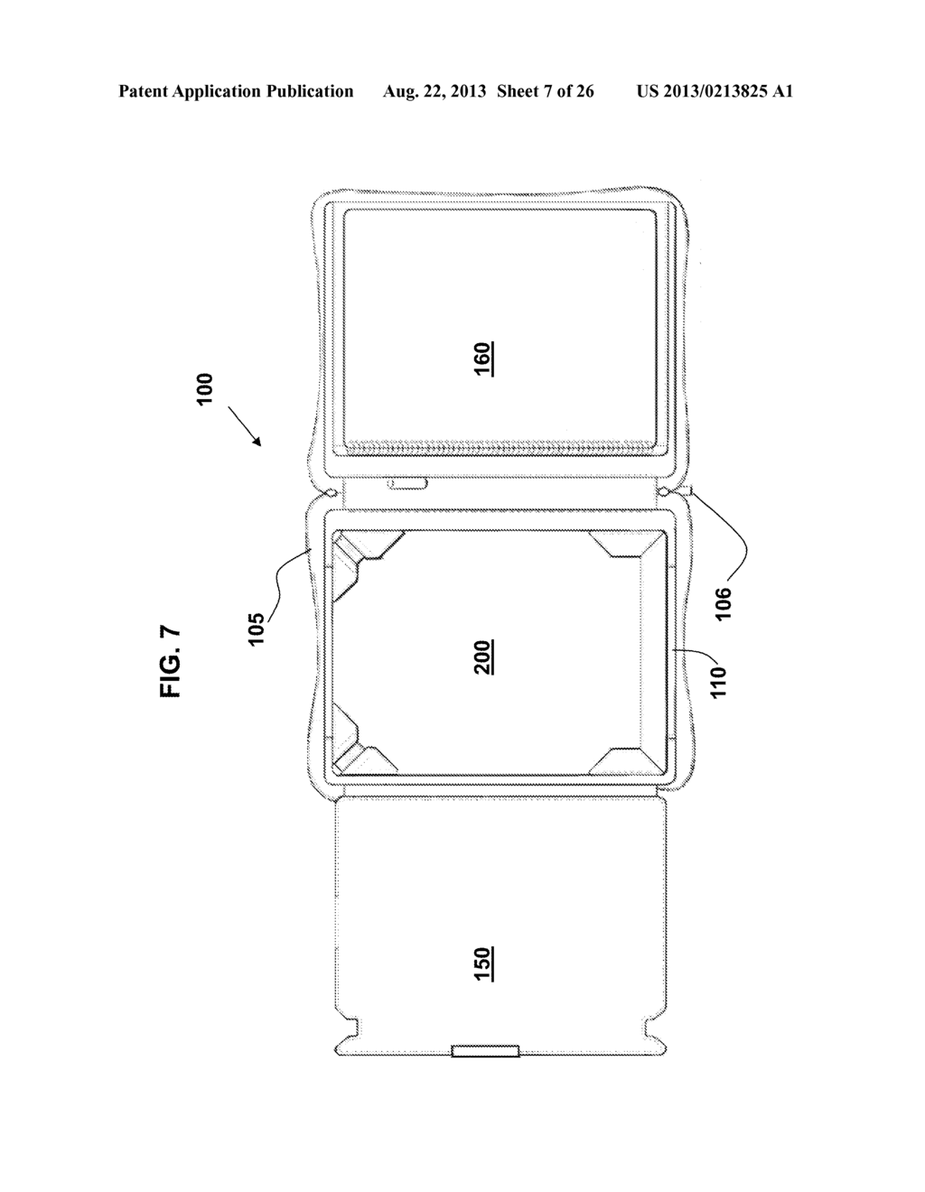 ELECTRONIC TABLET CASE WITH INTERNAL EASEL - diagram, schematic, and image 08