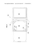 ELECTRONIC TABLET CASE WITH INTERNAL EASEL diagram and image