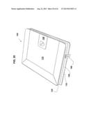 ELECTRONIC TABLET CASE WITH INTERNAL EASEL diagram and image