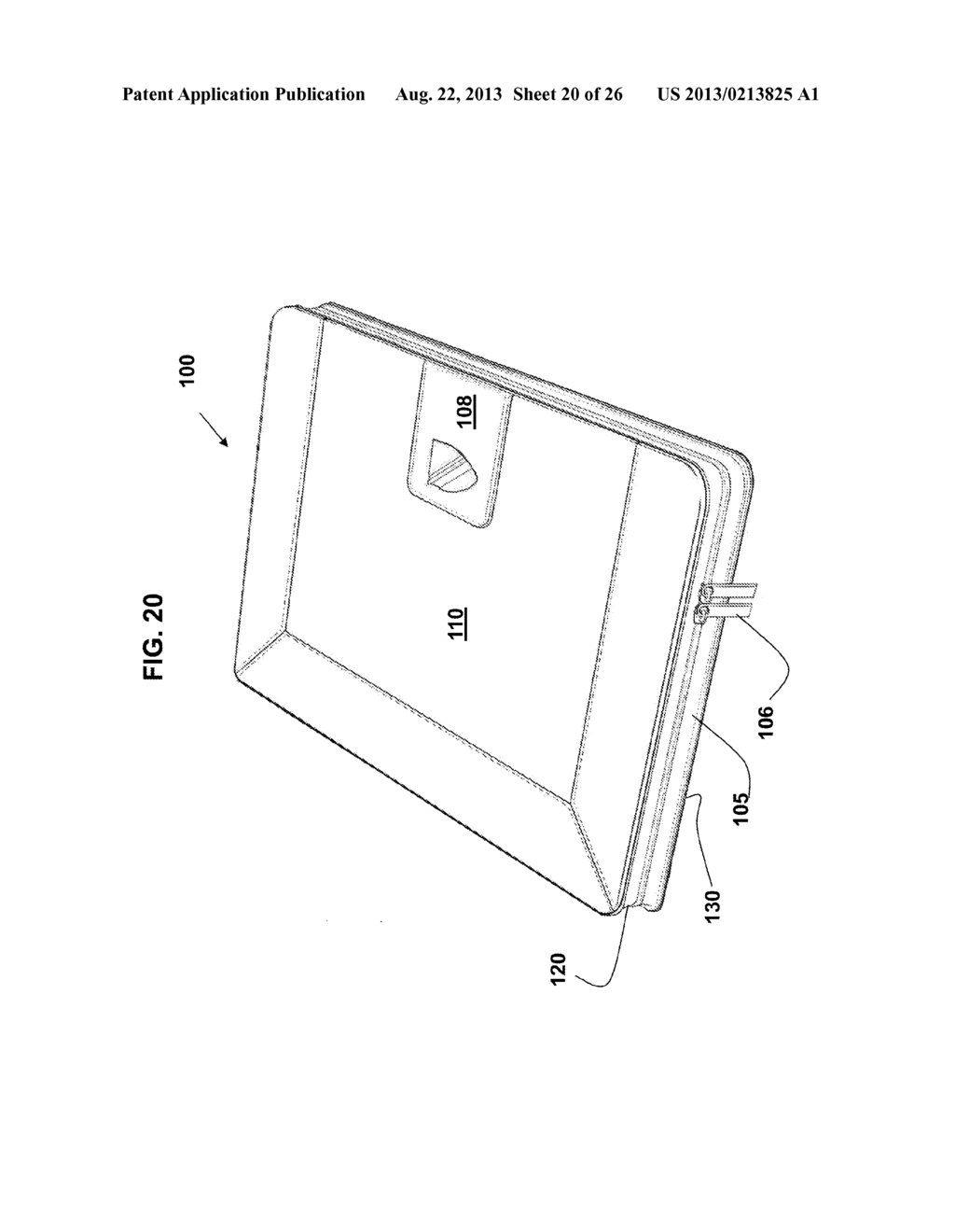 ELECTRONIC TABLET CASE WITH INTERNAL EASEL - diagram, schematic, and image 21