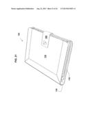 ELECTRONIC TABLET CASE WITH INTERNAL EASEL diagram and image