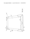 ELECTRONIC TABLET CASE WITH INTERNAL EASEL diagram and image