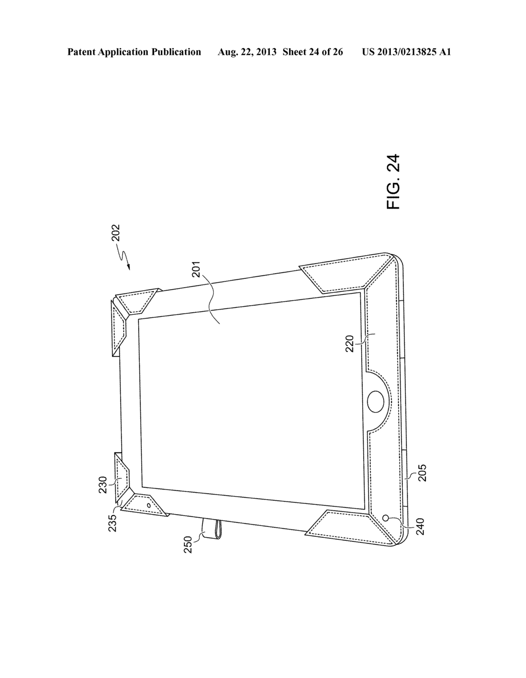 ELECTRONIC TABLET CASE WITH INTERNAL EASEL - diagram, schematic, and image 25