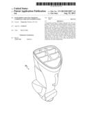 Knockdown golf bag for being component size self-compensating diagram and image