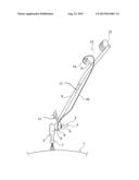 DEVICE FOR MANUALLY PAINTING A LARGE SURFACE, IN PARTICULAR AN OUTER     SURFACE OF AN AIRCRAFT diagram and image