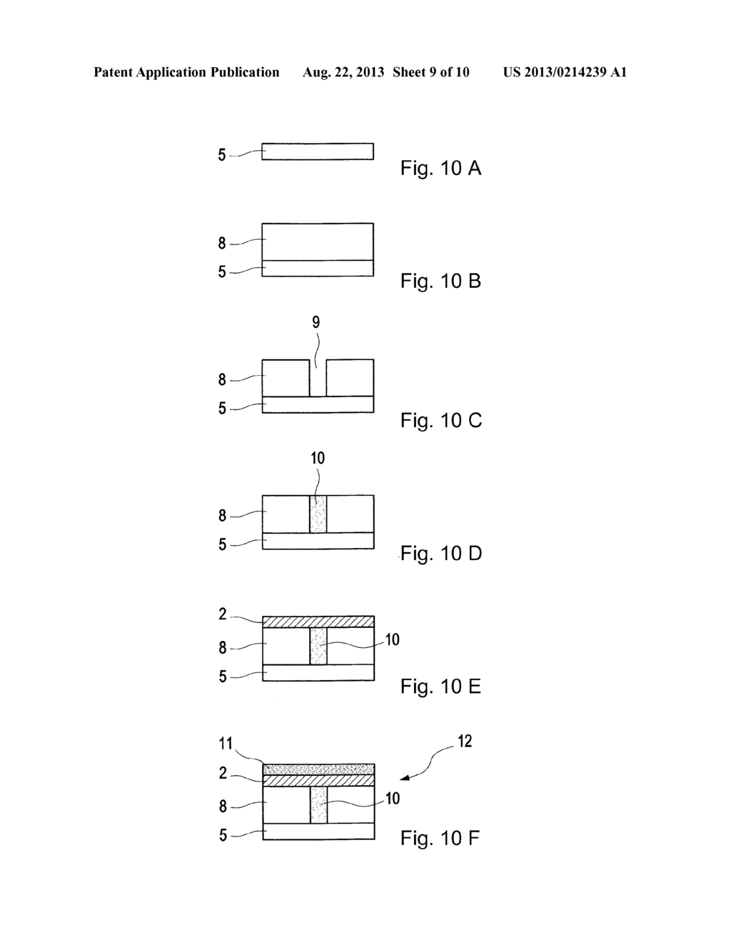 METHOD FOR MANUFACTORING A CARBON-BASED MEMORY ELEMENT AND MEMORY ELEMENT - diagram, schematic, and image 10