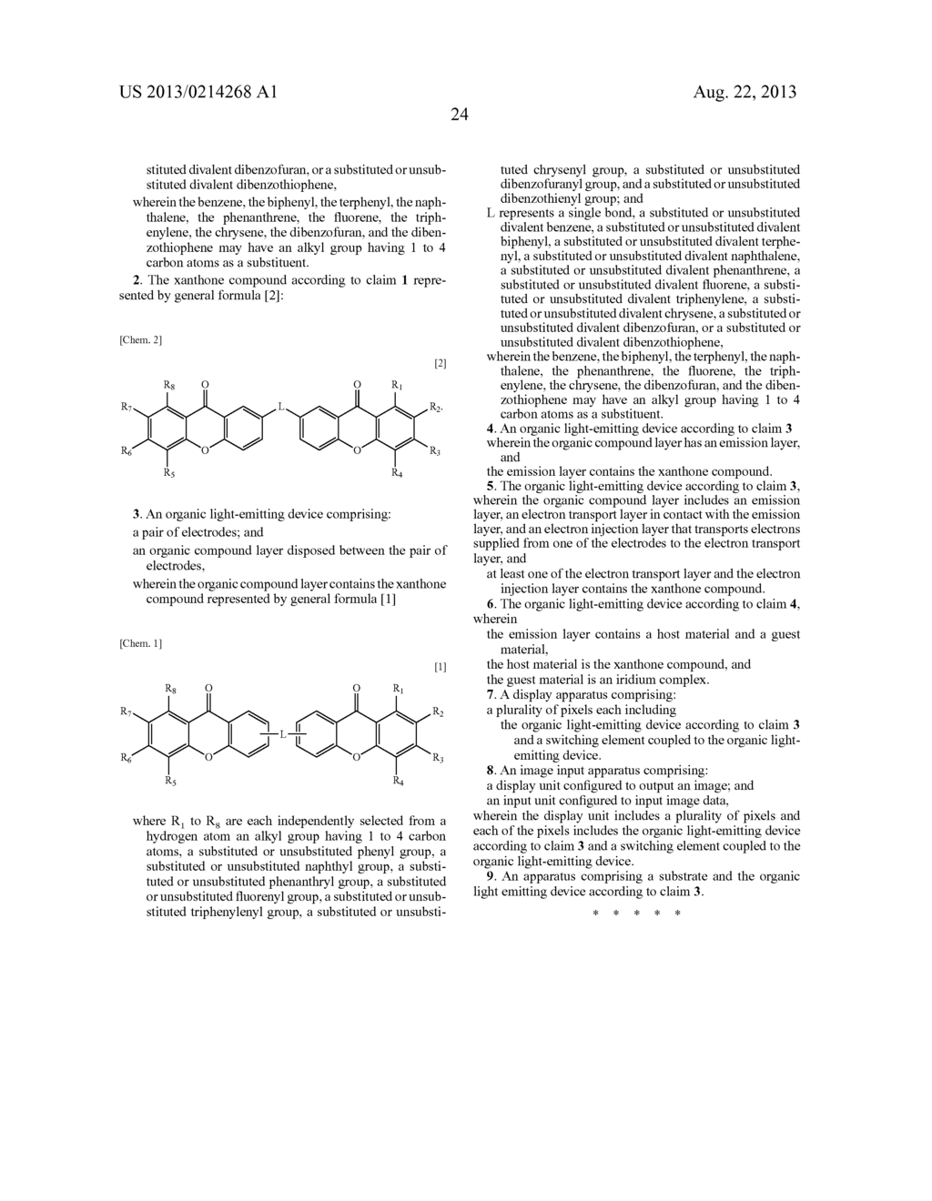 XANTHONE COMPOUND AND ORGANIC LIGHT-EMITTING DEVICE INCLUDING THE SAME - diagram, schematic, and image 26