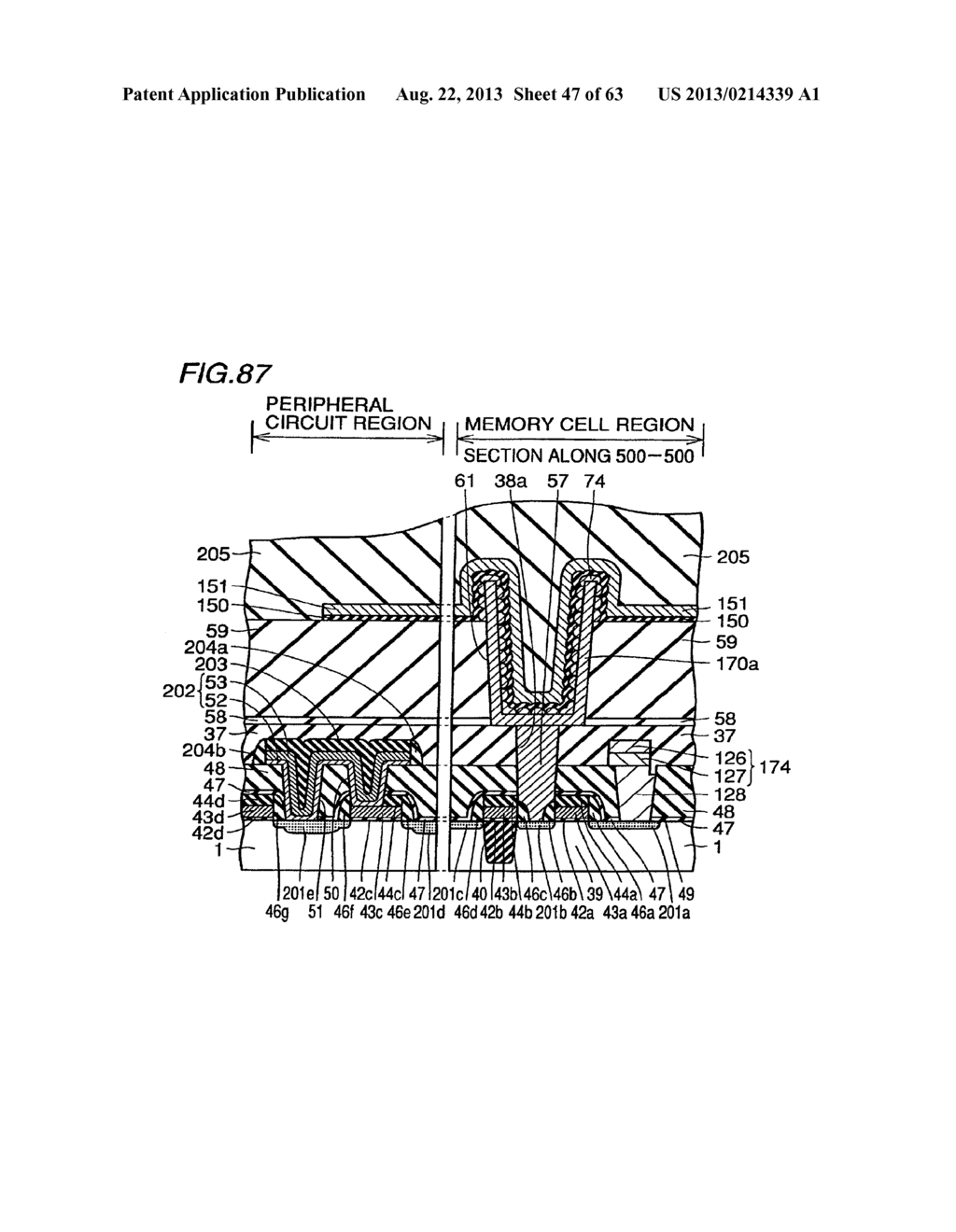 SEMICONDUCTOR DEVICE COMPRISING CAPACITOR AND METHOD OF FABRICATING THE     SAME - diagram, schematic, and image 48