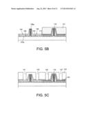 METHOD OF PRODUCING A DEVICE WITH TRANSISTORS STRAINED BY MEANS OF AN     EXTERNAL LAYER diagram and image