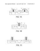 MANUFACTURING METHOD FOR A DEVICE WITH TRANSISTORS STRAINED BY     SILICIDATION OF SOURCE AND DRAIN ZONES diagram and image