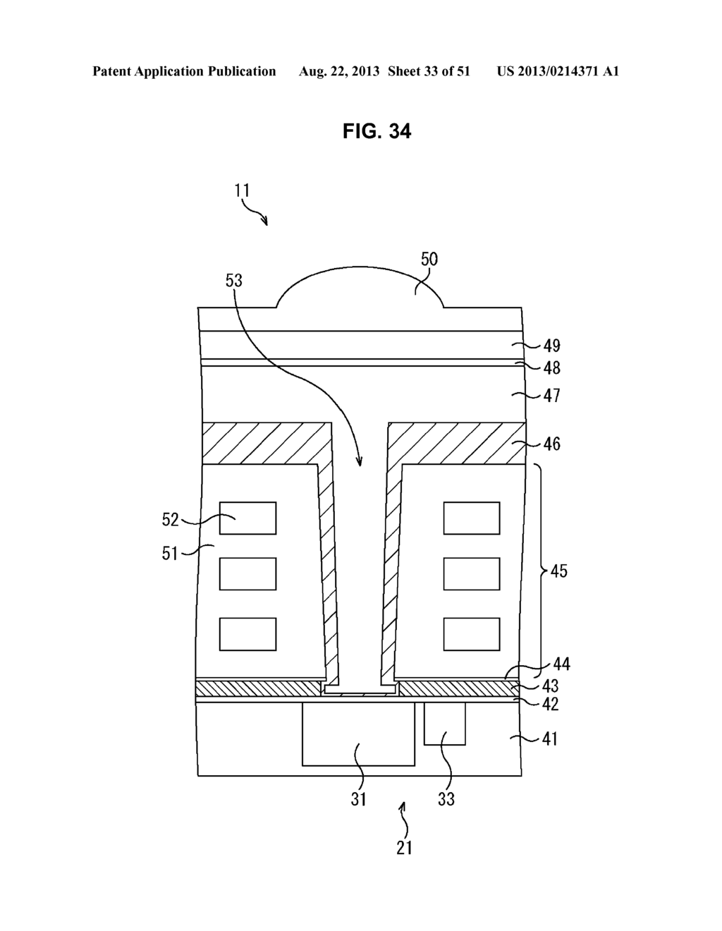 SOLID-STATE IMAGING DEVICE, IMAGE SENSOR, METHOD OF MANUFACTURING IMAGE     SENSOR, AND ELECTRONIC APPARATUS - diagram, schematic, and image 34