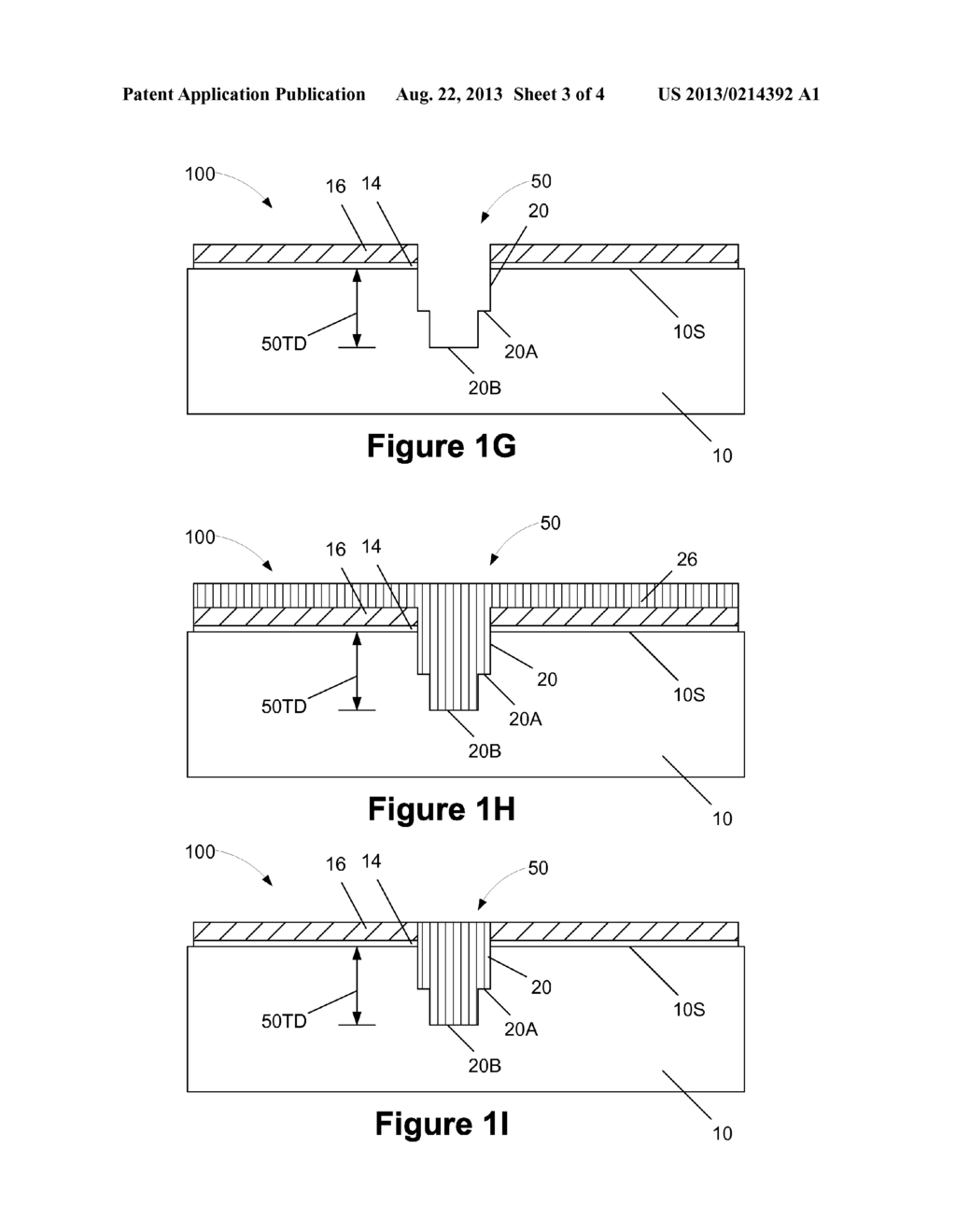 METHODS OF FORMING STEPPED ISOLATION STRUCTURES FOR SEMICONDUCTOR DEVICES     USING A SPACER TECHNIQUE - diagram, schematic, and image 04